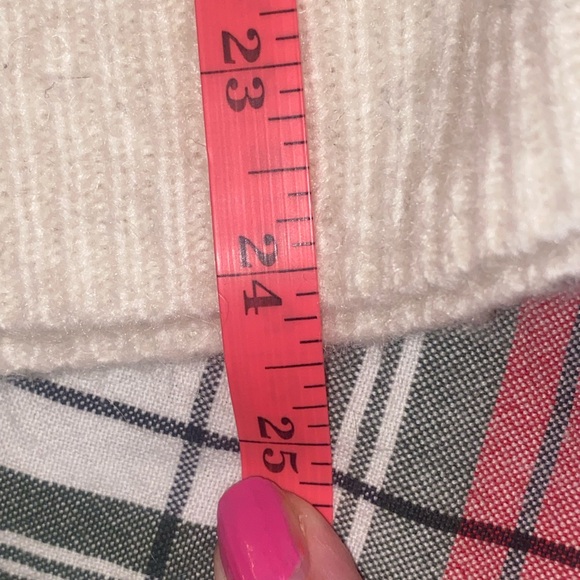 GAP Wool Blend Scandi Nordic Knit Cream Patterned Yoke Sweater, Sz Small - Picture 12 of 12